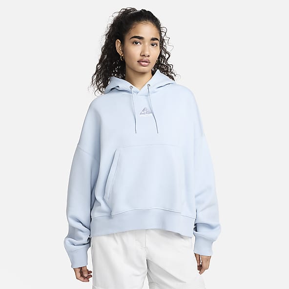 Blue Hoodies Pullovers. Nike